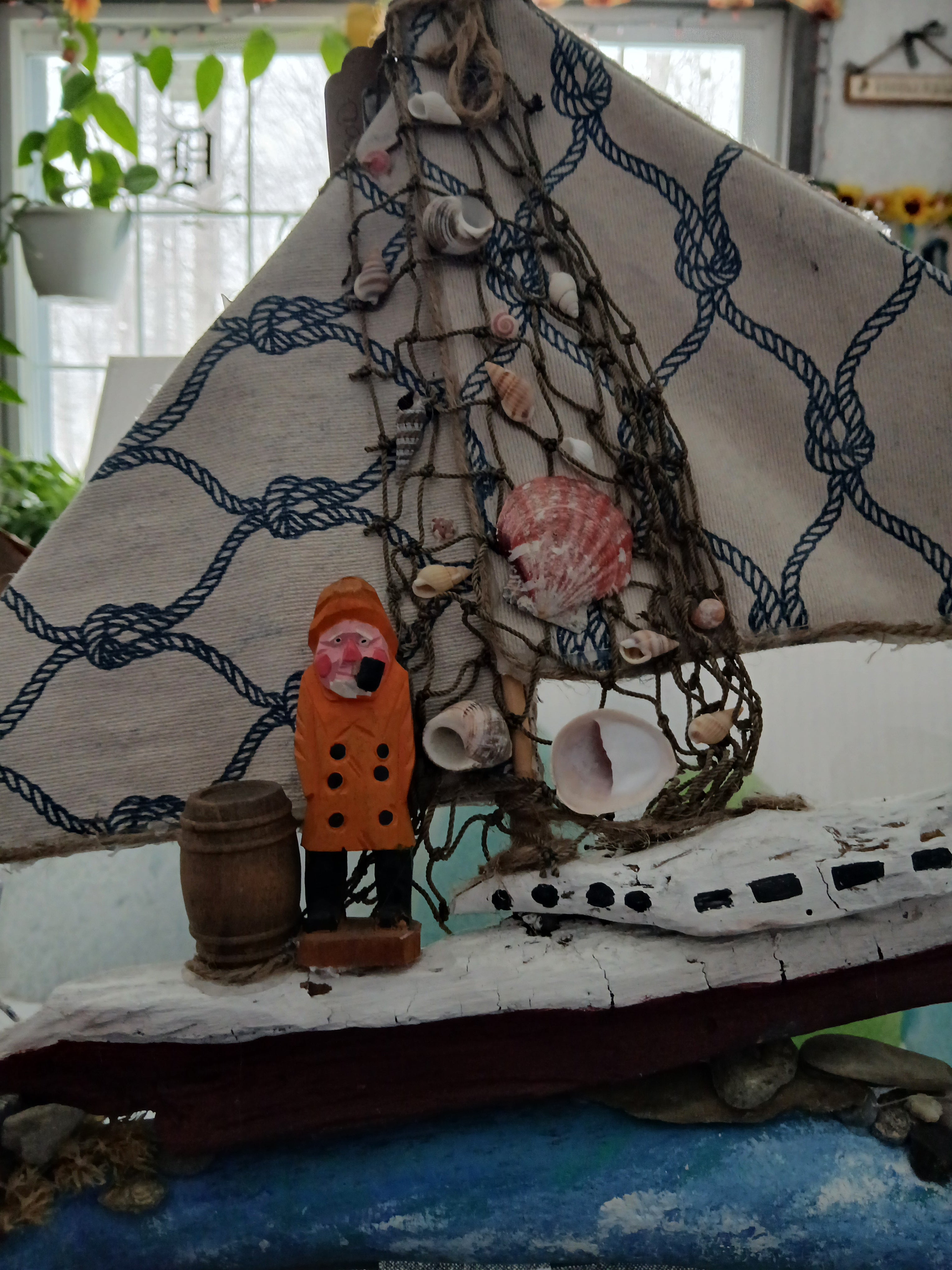 Drift Wood Sail Boat