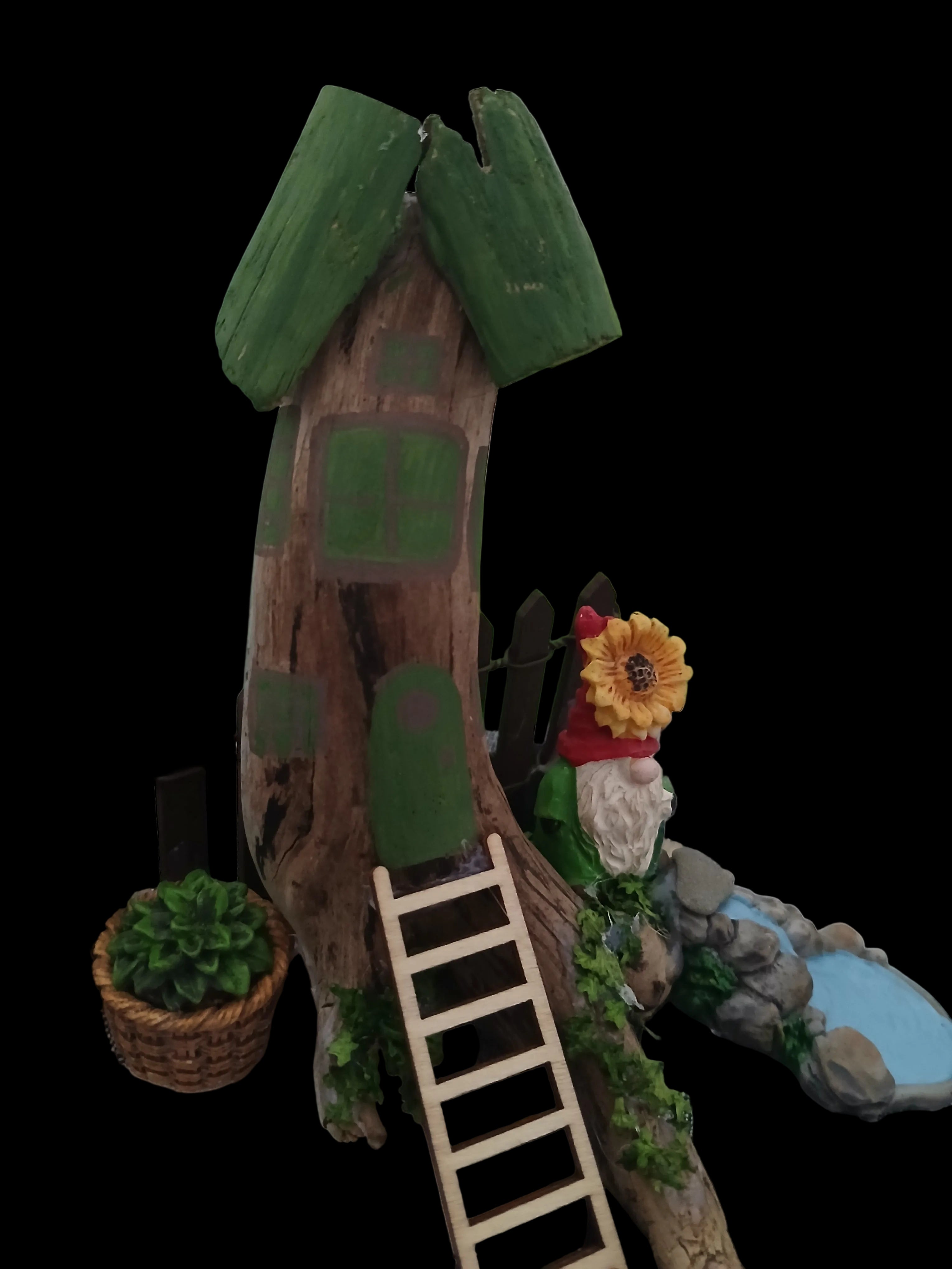 Drift wood gnomes tree house